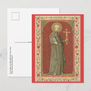 St. Camillus de Lellis (SAU 37; Floral Border) Postcard