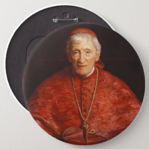 St. Cardinal John Henry Newman Catholic 6 Cm Round Badge