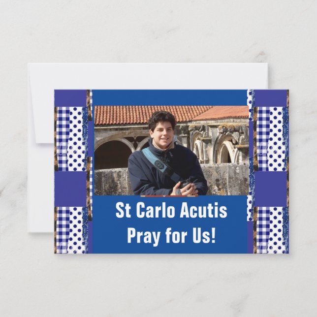 St Carlo Acutis Card (Front)