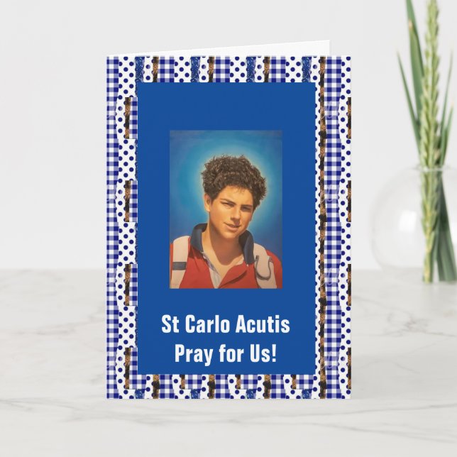 St Carlo Acutis Card (Front)