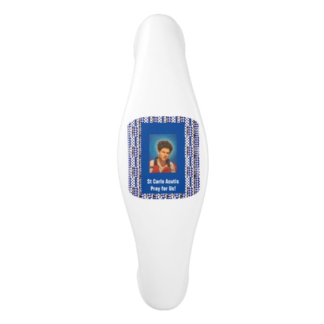 St Carlo Acutis Ceramic Cabinet Pull (Front)