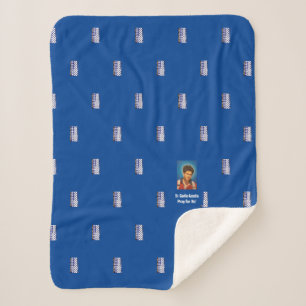 St Carlo Acutis Sherpa Blanket