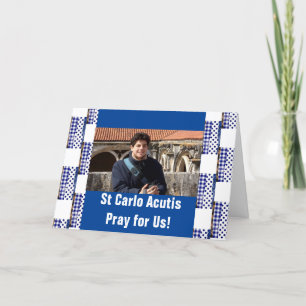 St Carlo Acutis Thank You Card