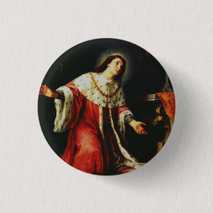 St. Casimir Jagiellon - Patron Saint of Poland 3 Cm Round Badge
