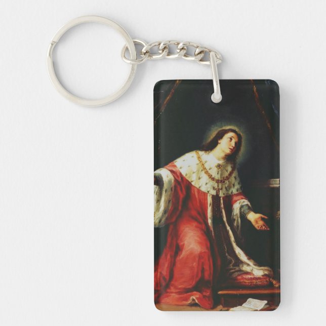 St. Casimir Jagiellon - Patron Saint of Poland Key Ring (Front)