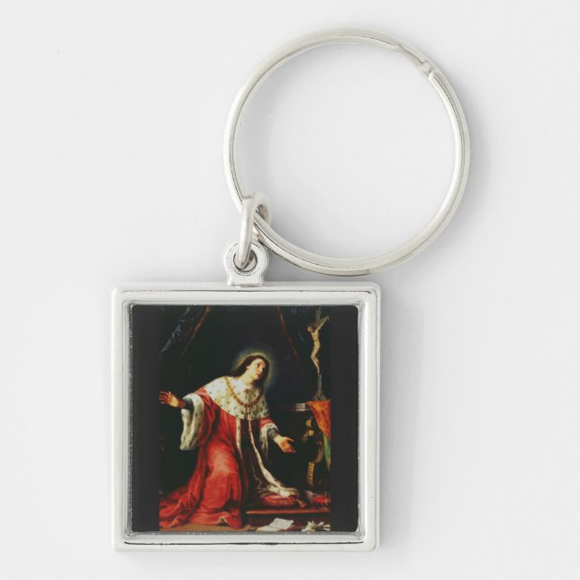 St. Casimir Jagiellon - Patron Saint of Poland Key Ring (Front)