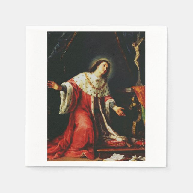 St. Casimir Jagiellon - Patron Saint of Poland Napkin (Front)