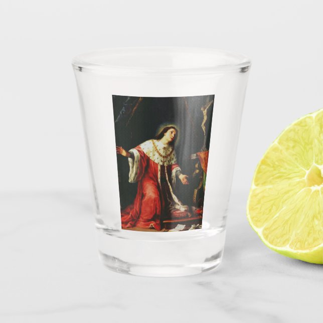 St. Casimir Jagiellon - Patron Saint of Poland Shot Glass (Front)
