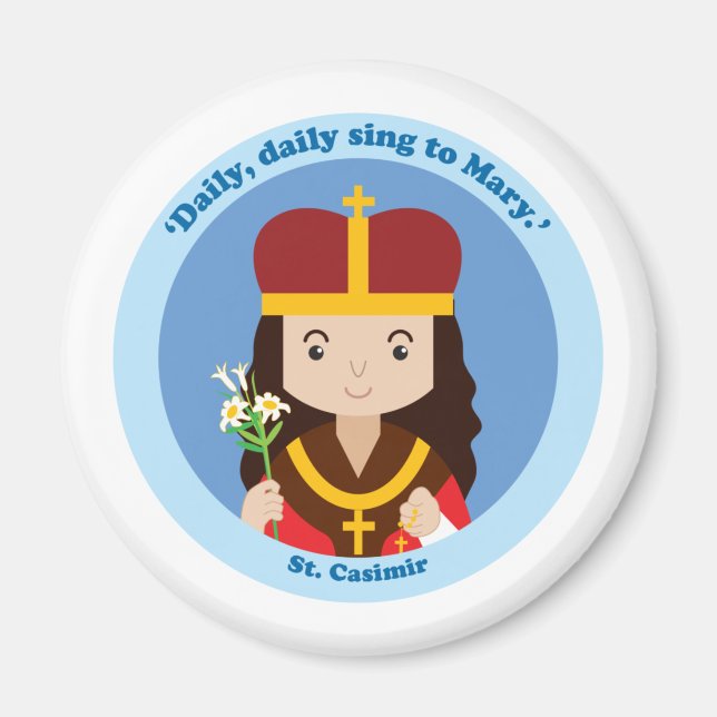 St. Casimir Magnet (Front)