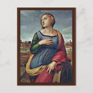 St. Catherine Of Alexandria By Raffael Postcard
