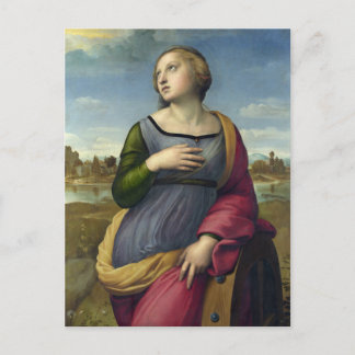 St. Catherine of Alexandria by Raphael Postcard