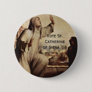 St. Catherine of Siena '08 6 Cm Round Badge