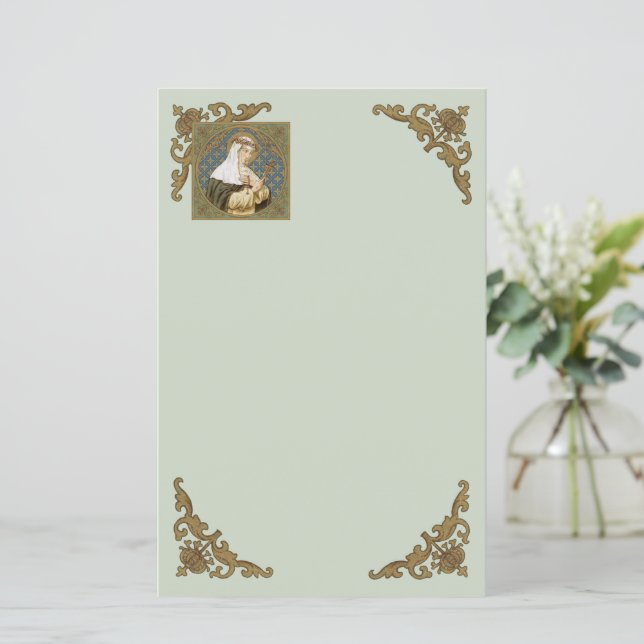 St. Catherine of Siena (BK 19) (Style 2, Sheet B)  (Standing Front)