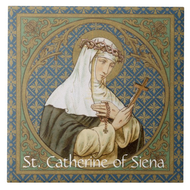 St. Catherine of Siena (BK 19) Tile 2 (Front)