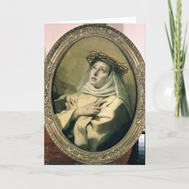 St. Catherine of Siena , c.1746 Card (Front)