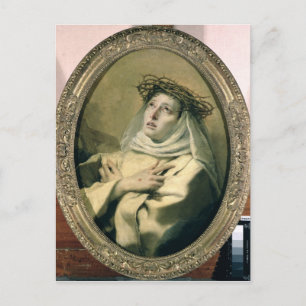 St. Catherine of Siena , c.1746 Postcard