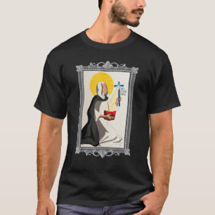 St Catherine Of Siena Catholic Purity Girls Teens T-Shirt