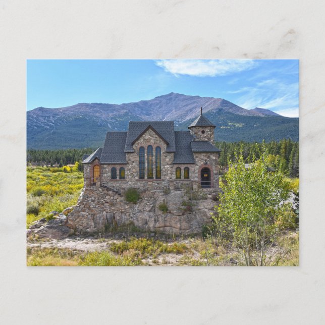 St Catherine of Siena Chapel, Allenspark, Colorado Postcard (Front)