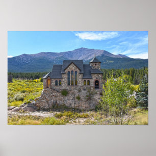 St Catherine of Siena Chapel, Allenspark, Colorado Poster