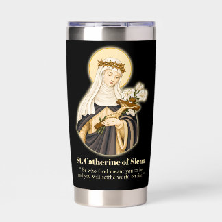 St Catherine of Siena Doctor of the Church Insulated Tumbler