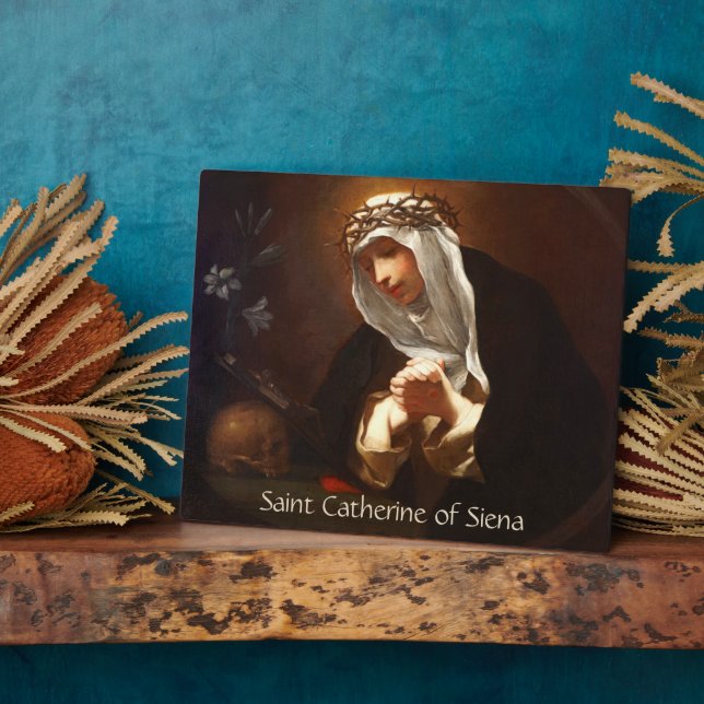 St. Catherine of Siena (Franceschini) Horizontal Plaque (Side)
