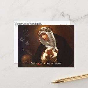 St. Catherine of Siena (Franceschini) Horizontal Postcard