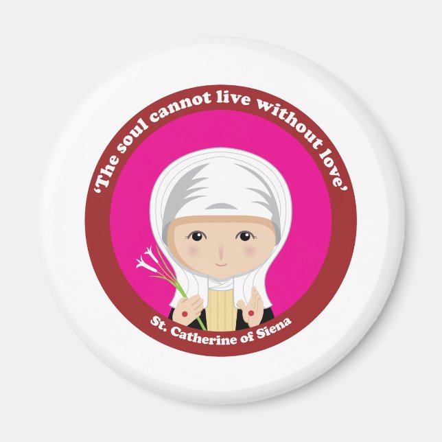 St. Catherine of Siena Magnet (Front)