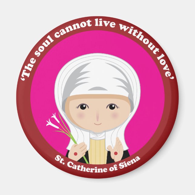 St. Catherine of Siena Magnet (Front)