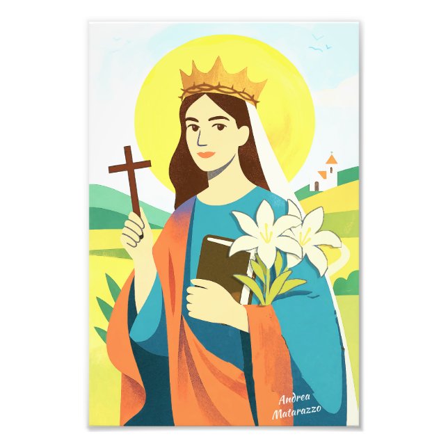 St. Catherine of Siena  Photo Print (Front)
