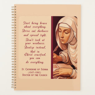 St. Catherine of Siena Start Being Brave Catholic Planner