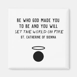 St. Catherine of Sienna Quote Magnet