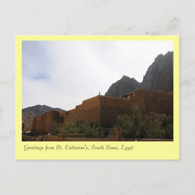 St. Catherine's Monastery, South Sinai, Egypt Postcard (Front)