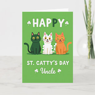 St Cattys Day Uncle Card