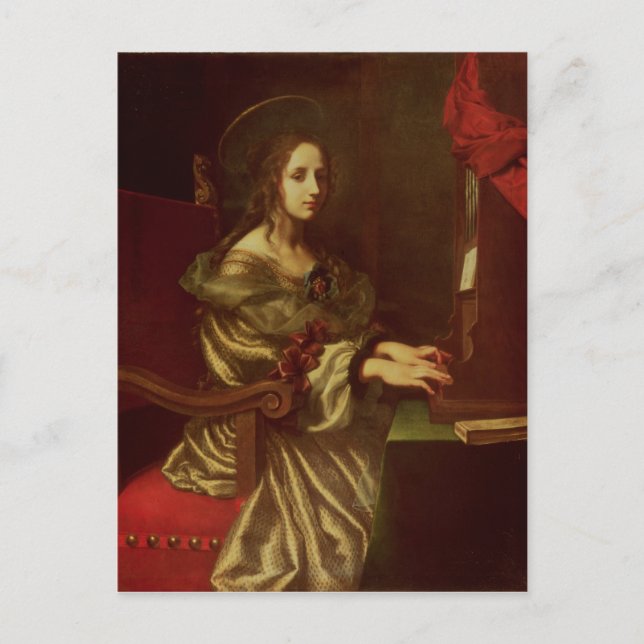 St. Cecilia 2 Postcard (Front)