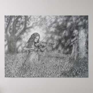 St. Cecilia Card Stock Print