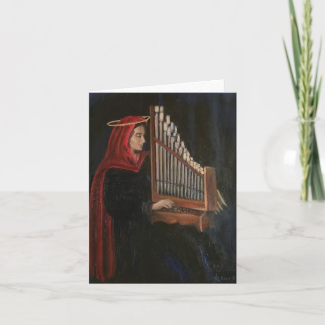 St. Cecilia greeting card (Front)