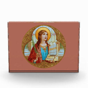 St. Cecilia of Rome (BK 003) Horizontal Photo Block