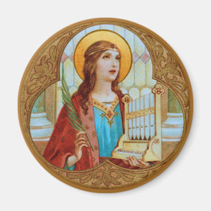 St. Cecilia of Rome (BK 003) Magnet