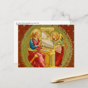 St. Cecilia of Rome (SNV 36) Horizontal Postcard