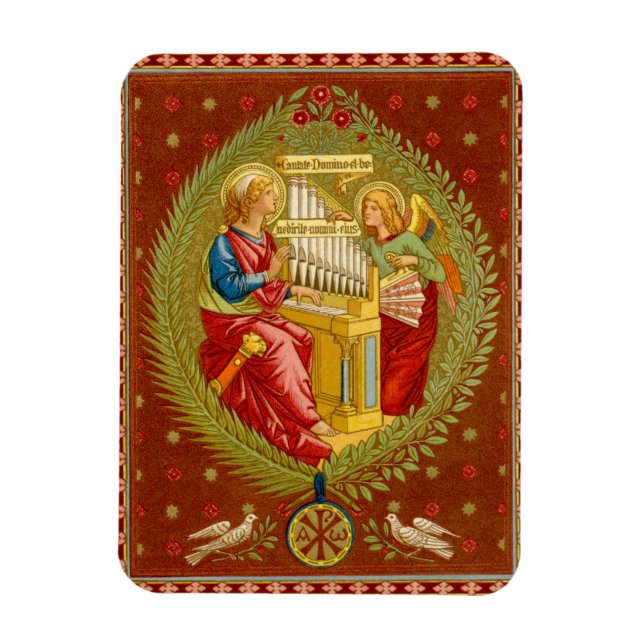 St. Cecilia of Rome (SNV 36) Magnet (Vertical)