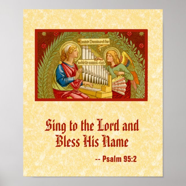 St. Cecilia of Rome (SNV 36) Poster (Front)