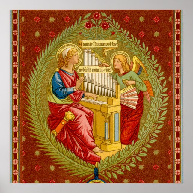 St. Cecilia of Rome (SNV 36) Poster (Front)