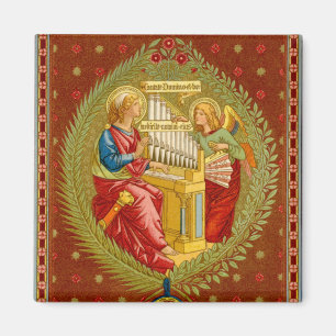 St. Cecilia of Rome (SNV 36) Square Magnet