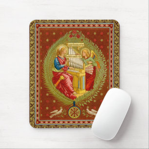 St. Cecilia of Rome (SNV 36) Vertical Mouse Mat