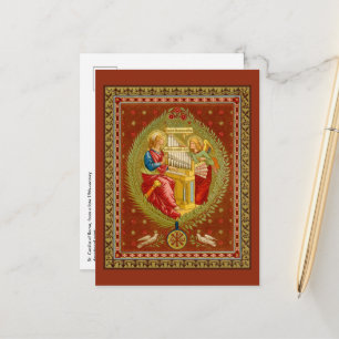 St. Cecilia of Rome (SNV 36) Vertical Postcard