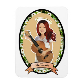St. Cecilia Patron Saint of Music Magnet