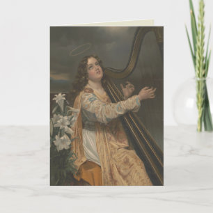 St. Cecilia Patroness of Musicians Religious Card