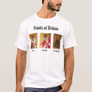 St Cedd, St. Chad, St Columba, Saints of Britai... T-Shirt