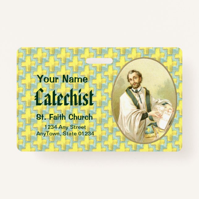 St. César de Bus (SLE 001) ID Badge (Front)