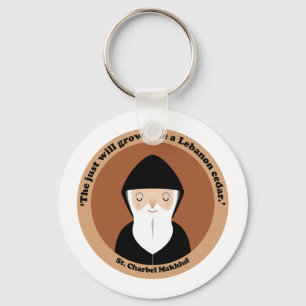 St. Charbel Makhluf Key Ring